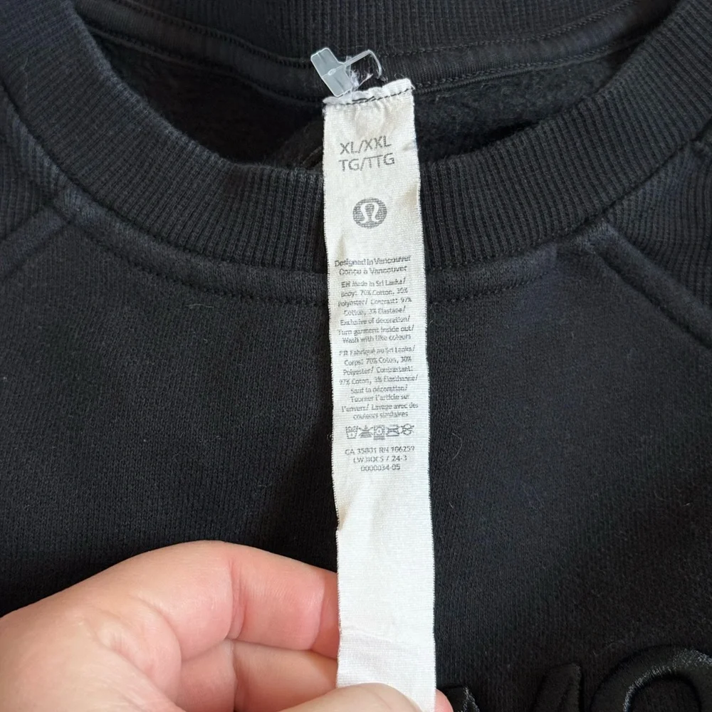 Lululemon Black Crewneck Sweater - Picture 7 of 9